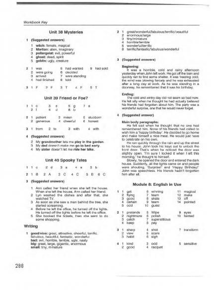 Unit 38, 39, 40, Module 8