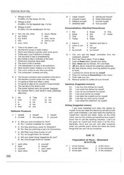 Grammar Unit 11, 12